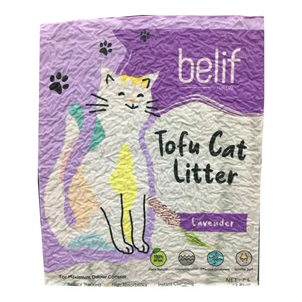 בליף Belif חול חתולים מתגבש טופו לוונדר