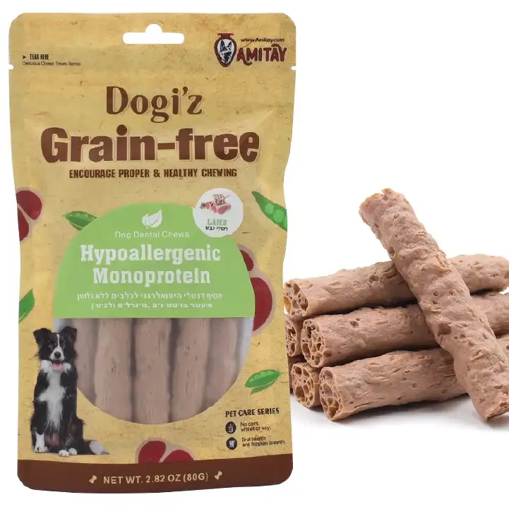 דוגיז - חטיף כלבים היפואלרגני ללא גלוטן מקלות כבש