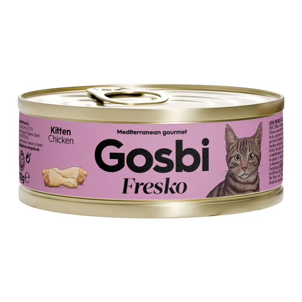 מעדן גורי חתולים גוסבי GOSBI עוף ואורז