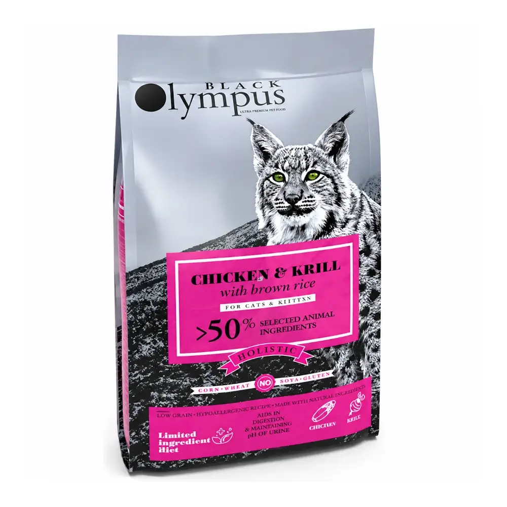 מזון גורי חתולים בלאק אולימפוס BLACK OLYMPUS עוף
