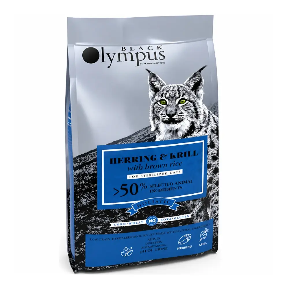 מזון חתולים בלאק אולימפוס BLACK OLYMPUS הרינג