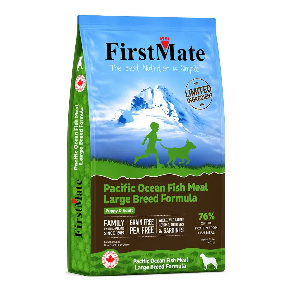 מזון כלבים פירסט מייט FirstMate דגים ללא דגנים גזע גדול