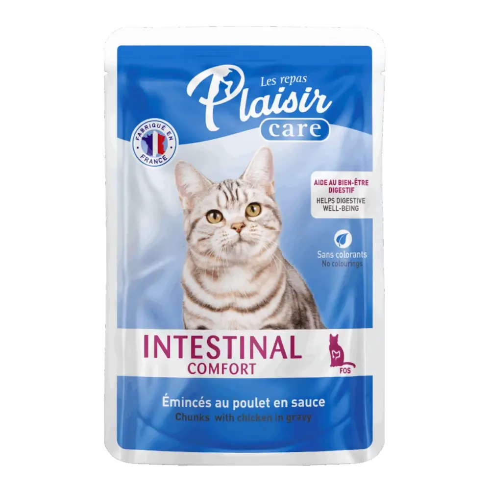 מעדן פאוץ‘ לחתול פלאז‘יר PLAISIR אינטסטינל