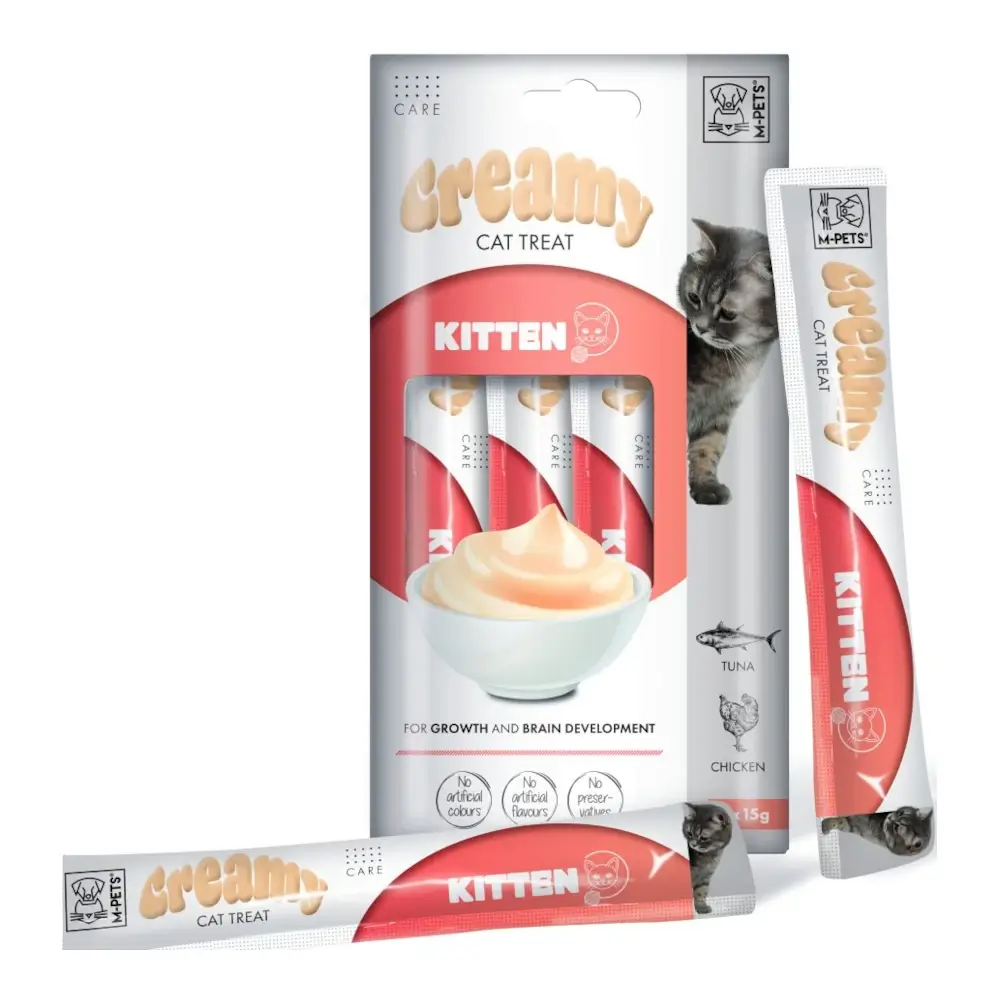 creamy care – חטיף קרם לגורי חתולים