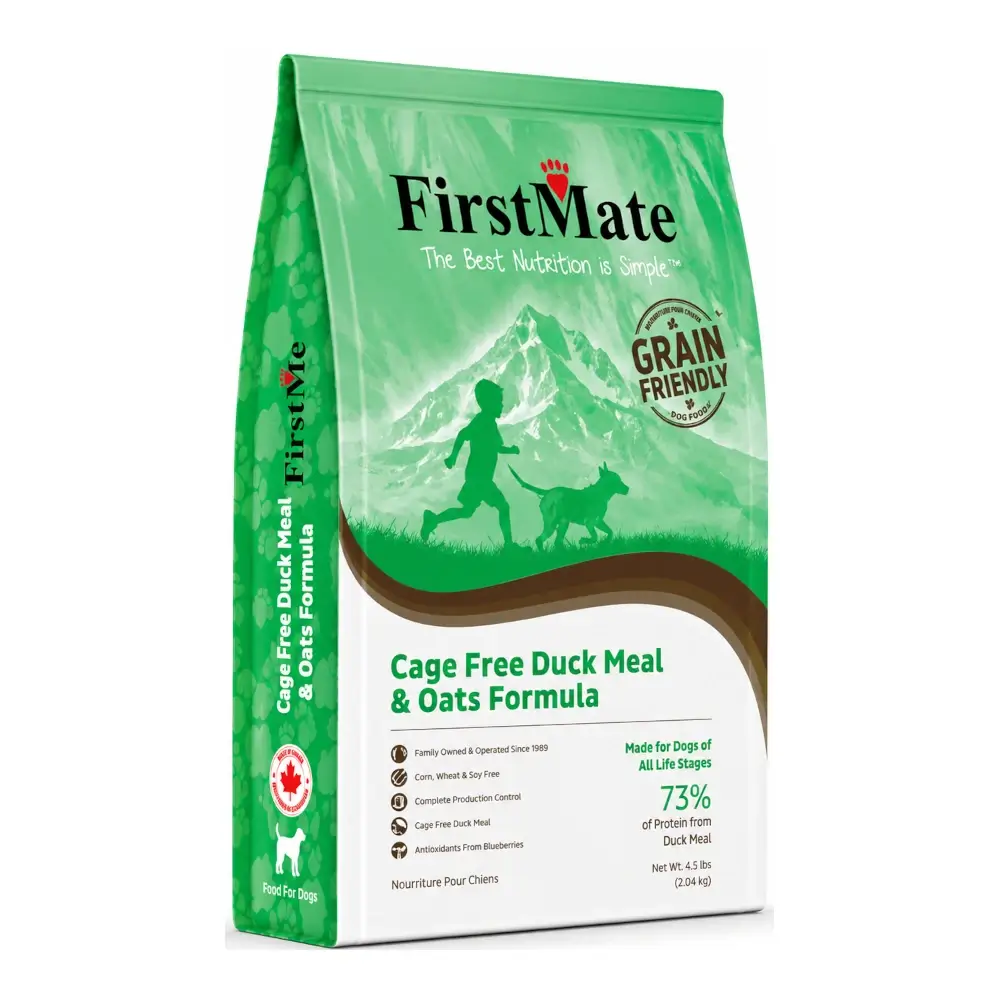מזון כלבים פירסט מייט FirstMate ברווז ושיבולת שועל