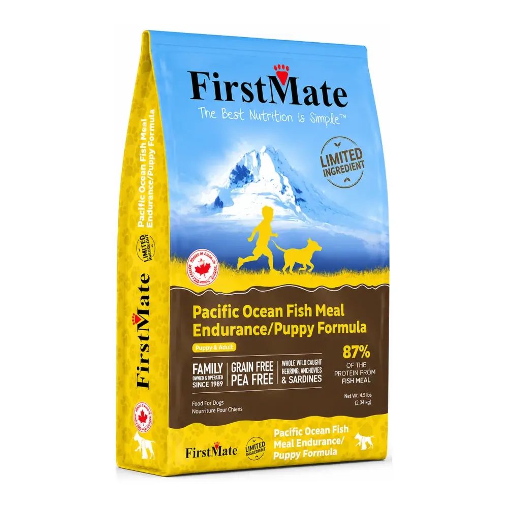 מזון גורי כלבים פירסט מייט FirstMate דגים ללא דגנים