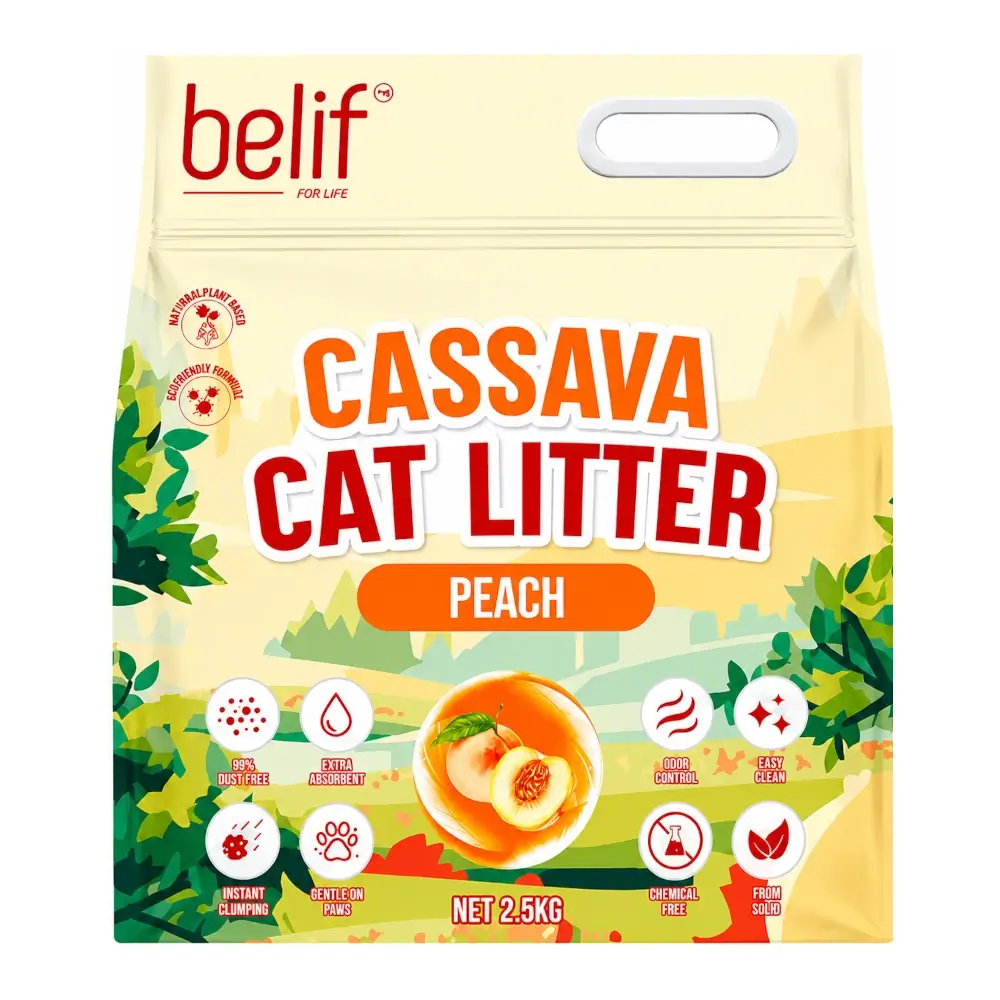 חול מתגבש בליף קאסווה Belif Cassava ניחוח אפרסק